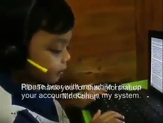 Wow   The 4 Year Old Boy Call Centre Prodigy