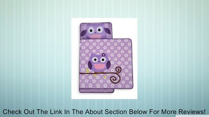 kidsline Nap Mat, Purple Owl Review
