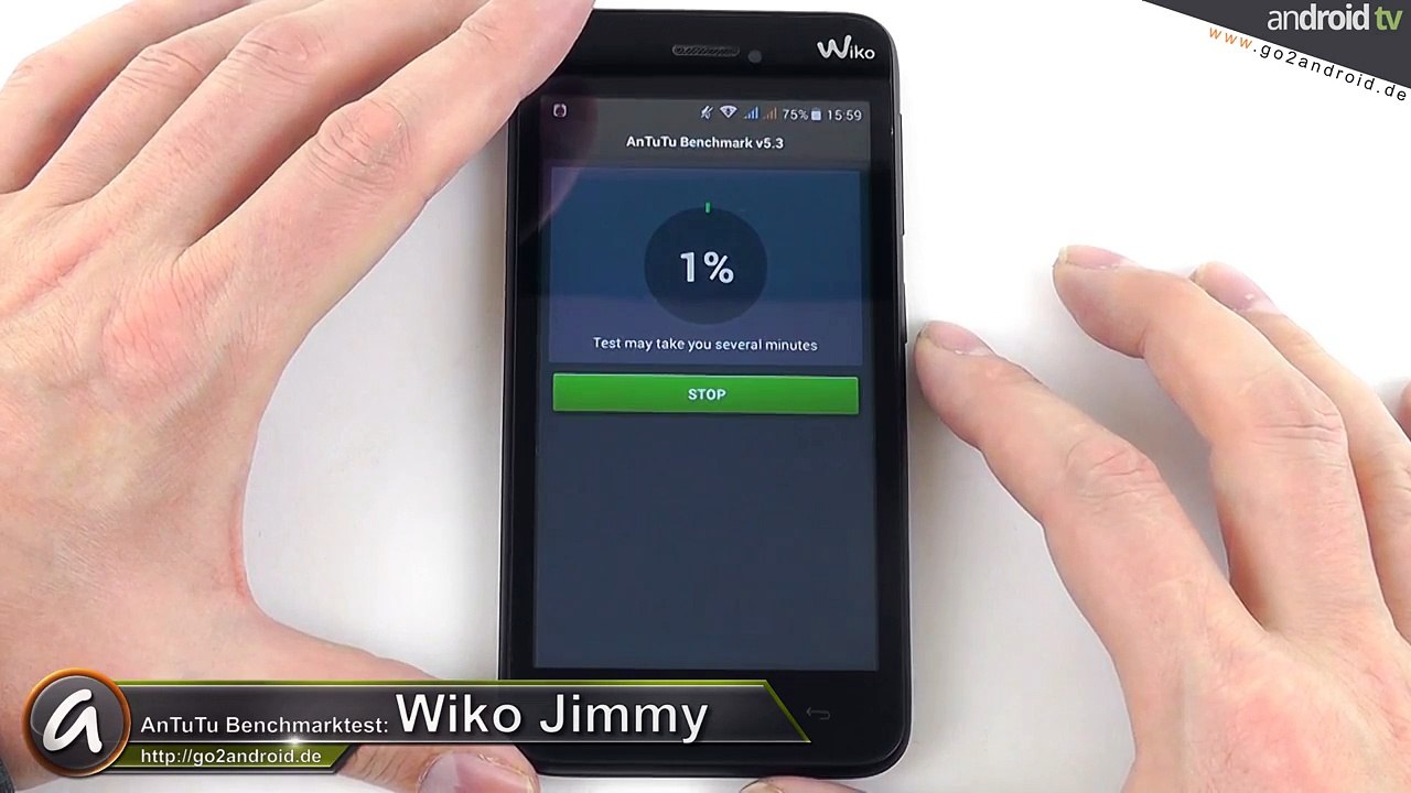 Wiko Jimmy AnTuTu Benchmarktest - by android tv