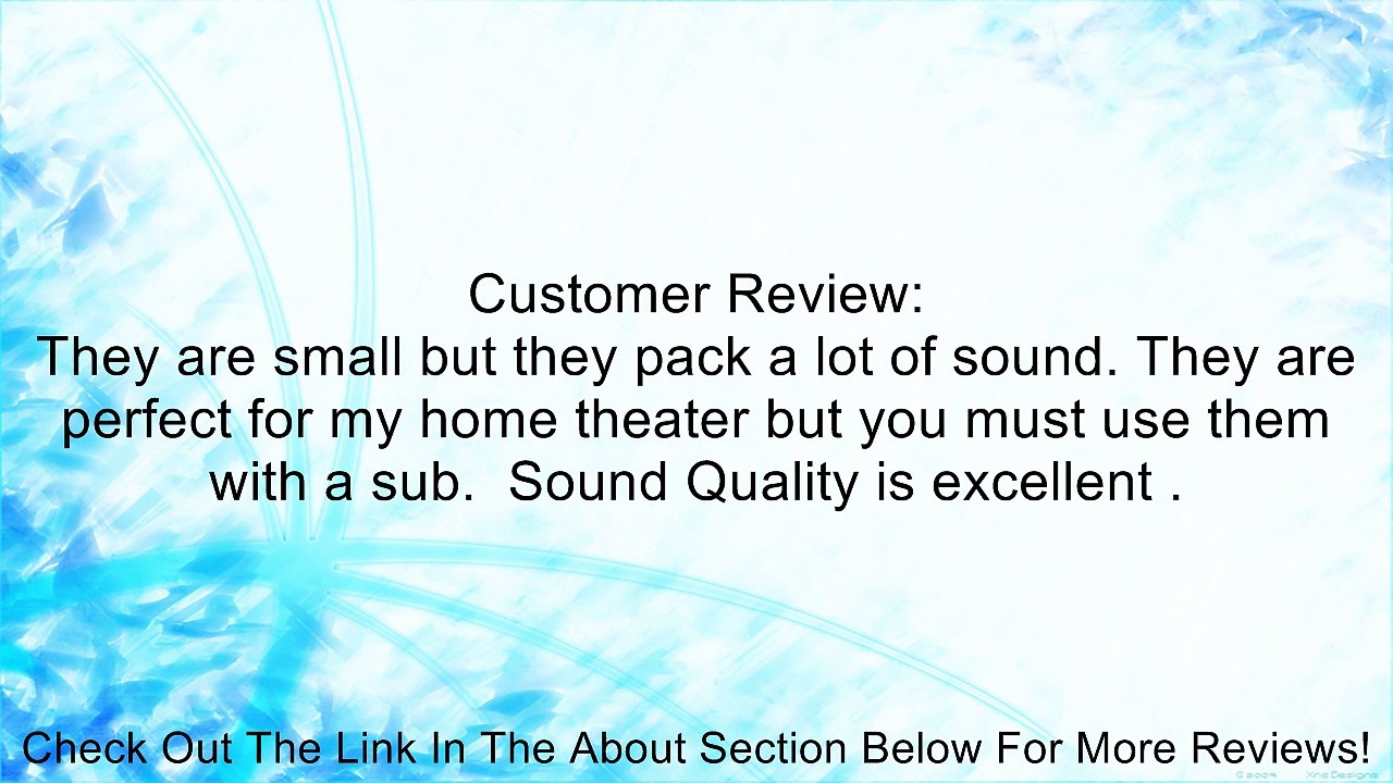 Bose Premium Jewel Cube Speakers (Pair) W Ac-2 adapters Review