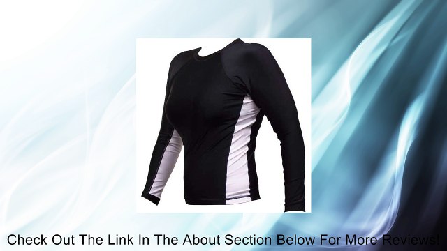 Women's MMA Rash Guard - Long sleeve - Black/White - X-Small Review
