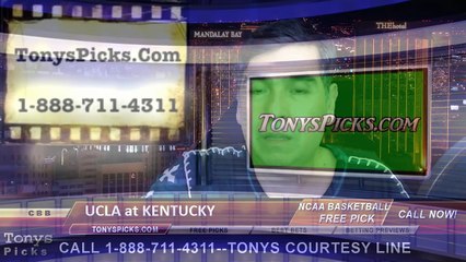 Download Video: Kentucky Wildcats vs. UCLA Bruins Free Pick Prediction NCAA College Basketball Odds Preview 12-20-2014