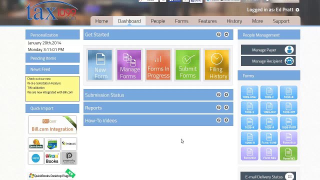 How to Import 1099 Data Using an Excel File | 1099-MISC, 1099-DIV, IRS 1099 MISC, 1099-PATR , 1099-A , e-file 1099, e-file 1099-misc | IRS Approved
