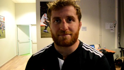 Rémi Bonfils après la victoire du Stade français à Grenoble (43-30)