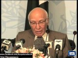 Dunya News-Peshawar Incident is Pakistan's 9/11: Sartaj Aziz