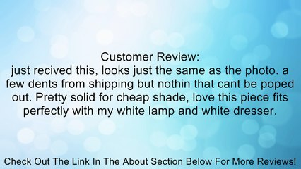 Lolli Living Lamp Shade - Aqua Zig-Zag Review