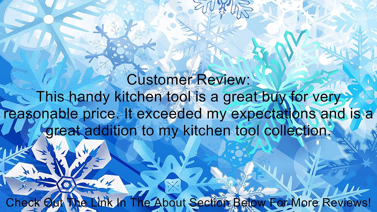 Browne-Halco 1226SP Stainless Steel Fruit/Vegetable Scoop with Plastic Handle, 7-Inch Review