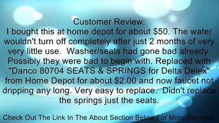 Glacier Bay 2-handle Laundry Faucet in Rough Brass Review
