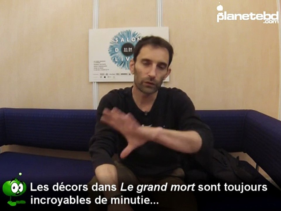 Vincent Mallié en interview sur PlaneteBD.com