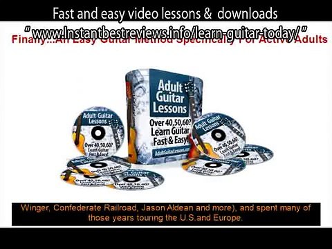 easy to learn electric guitar songs for beginners Adult Guitar Lessons Fast and easy video lessons