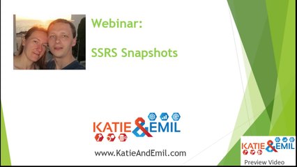 SSRS Snapshots Webinar