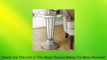 Monarch Monarch Octagon Mirrored Pedestal Accent Table Review