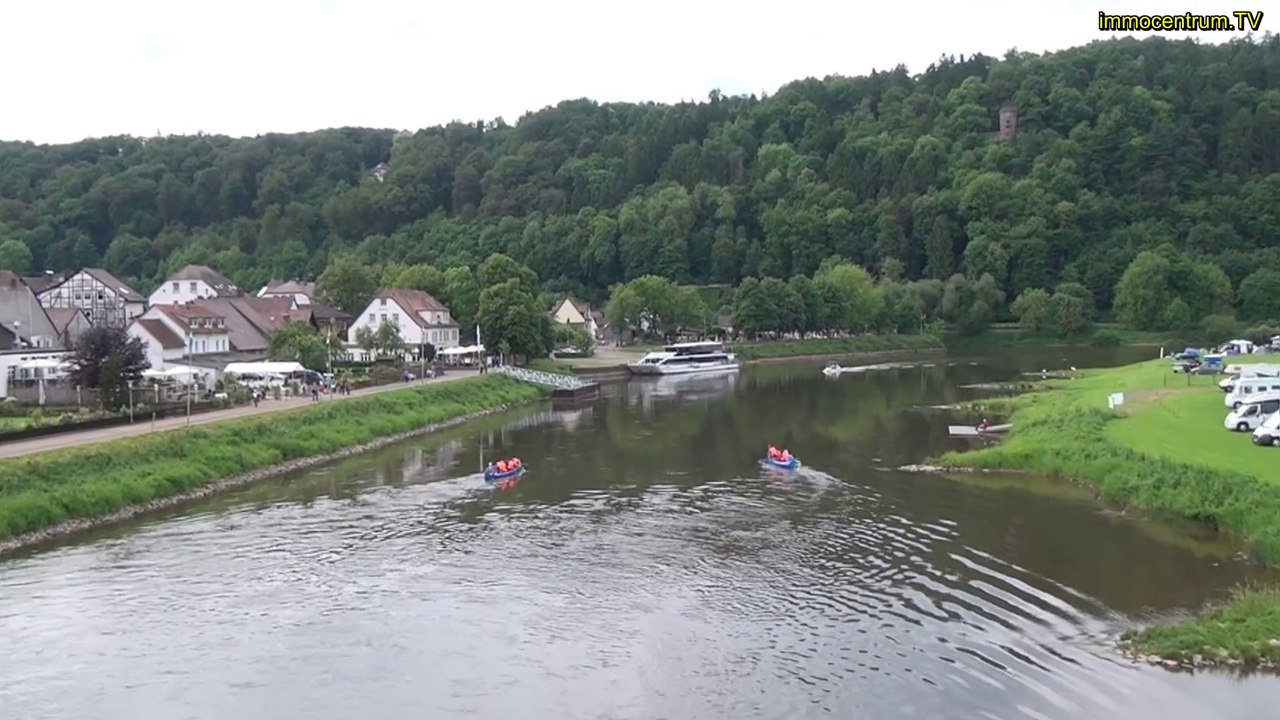 Bad Karlshafen-Kur und Hafenstadt an der Weser in Hessen