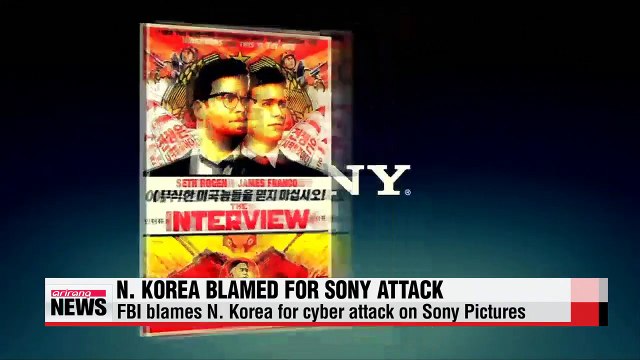 FBI blames N. Korea for Sony hacking