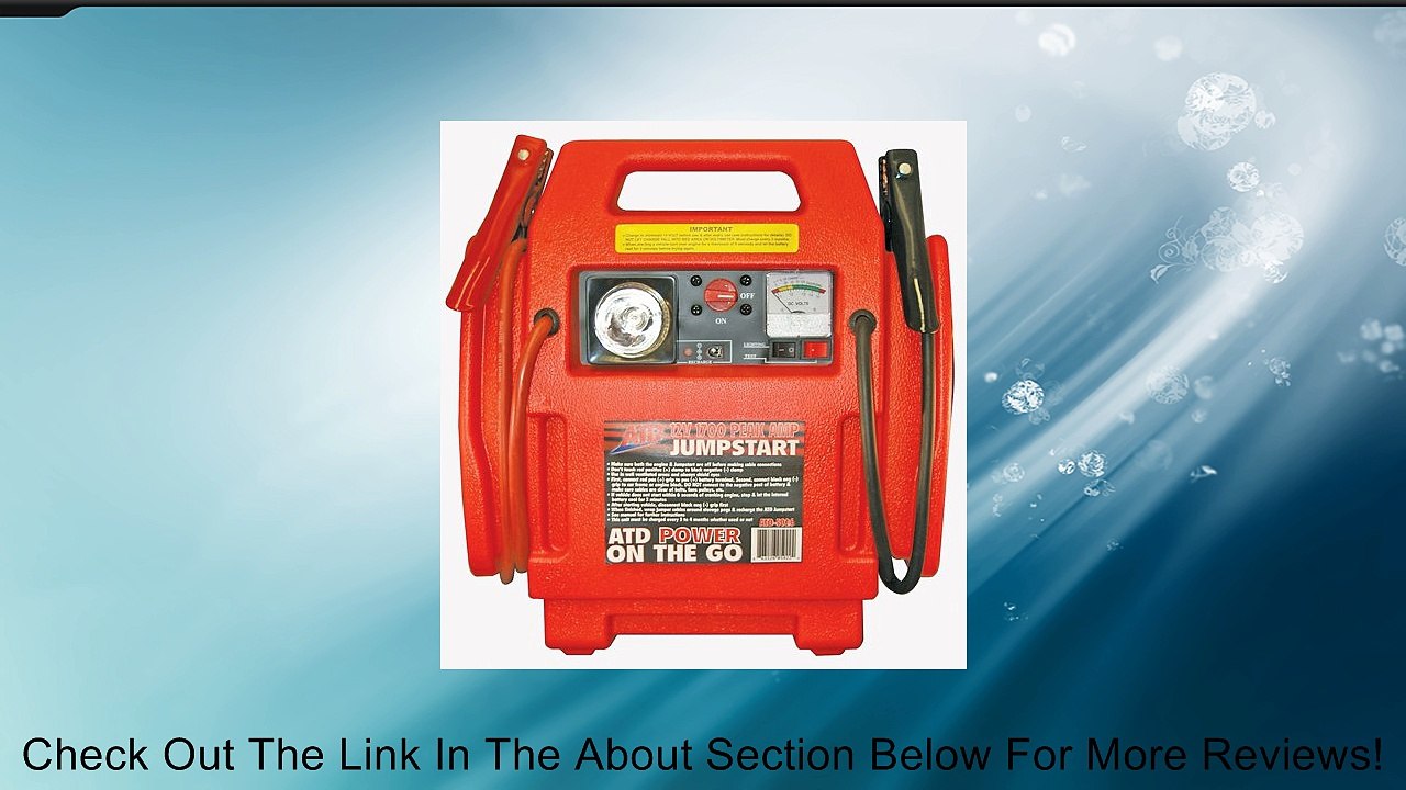 ATD Tools 5926 12V 1700 Peak Amp Jumpstart with Built-in Air Compressor Review