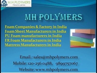 Foam Companies & Factory in India