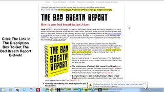 The Bad Breath Report Review - Don't Buy The Bad Breath Report Until You Watch This Review!