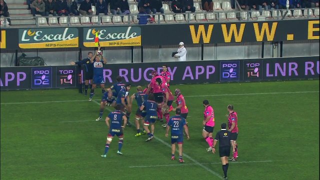 TOP14 - Grenoble-Stade Français: Essai de pénalité (GRE) - J13 - Saison 2014/2015