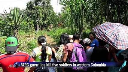 Colombia's FARC kills 5 soldiers on eve of truce