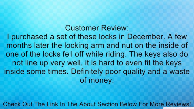 Locks for Harley Davidson Touring FLH Hard Saddlebags Review