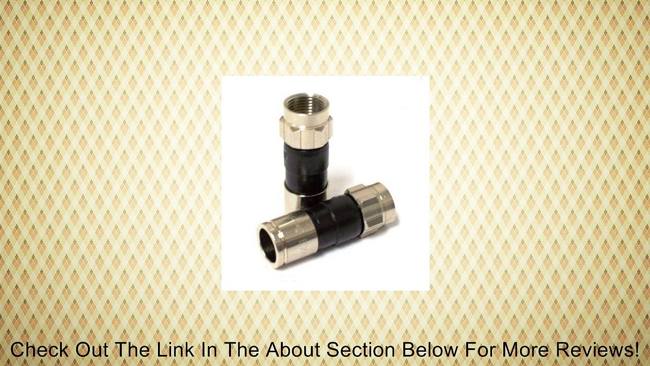 PPC Ex6xlPlus Rg6 Snap & Seal Outdoor Coax Compression Connectors Qty:50 Comcast, DTV and Dish Approved Review