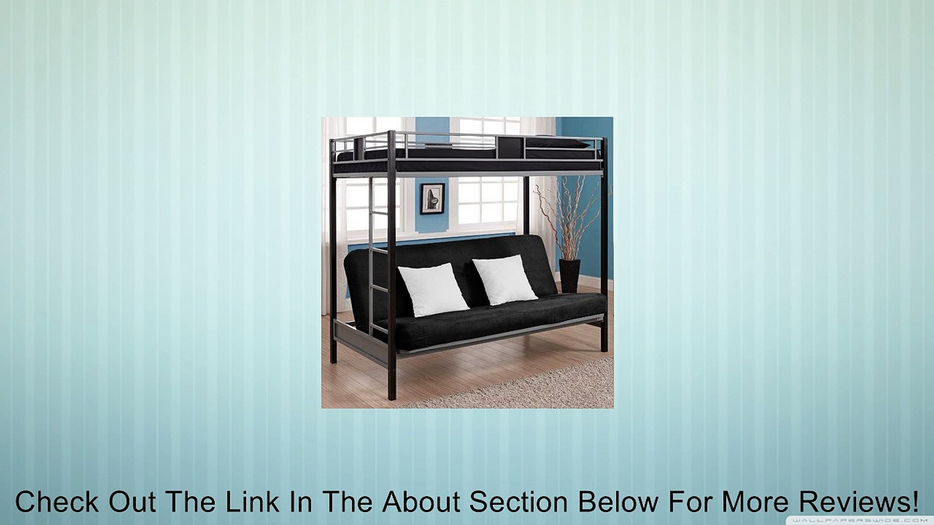 Dorel Home Dhp Silver Screen Twin Over Futon Bunk Bed Review Video Dailymotion