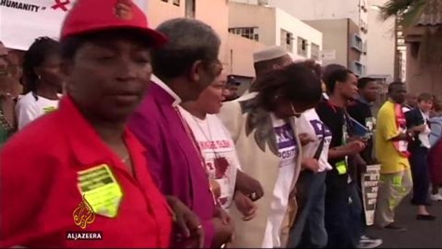 S Africa's HIV activists battle underfunding