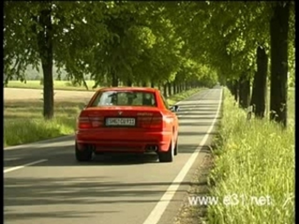 BMW 850 CSI accélération