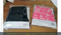 CASERTA,    STOCK DI LEGGINGS DONNA A 1,40 EURO 2