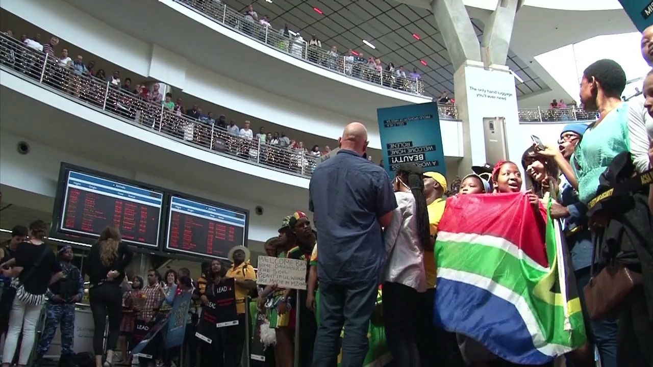 Südafrika feiert Miss World Rolene Strauss