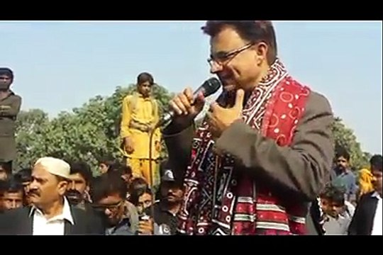Bedari March- Ayaz Latif Palijo speech in Khesano Mori on 14th Dec 2014
