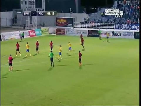 Ερμής-ΑΠΟΕΛ (Ευκαιρία Τζεμπούρ 68')