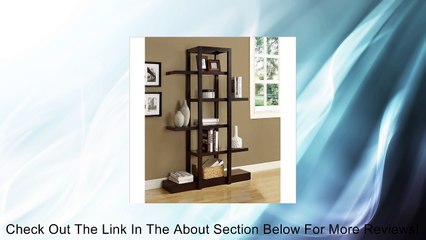 Monarch Monarch 71 in. Open Concept Display Etagere - Cappuccino Review