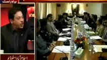 Dr Shahid Masood and Faisal Raza Abidi Fight live at NewsOne 20 Dec-2014 - Become angry and start argument