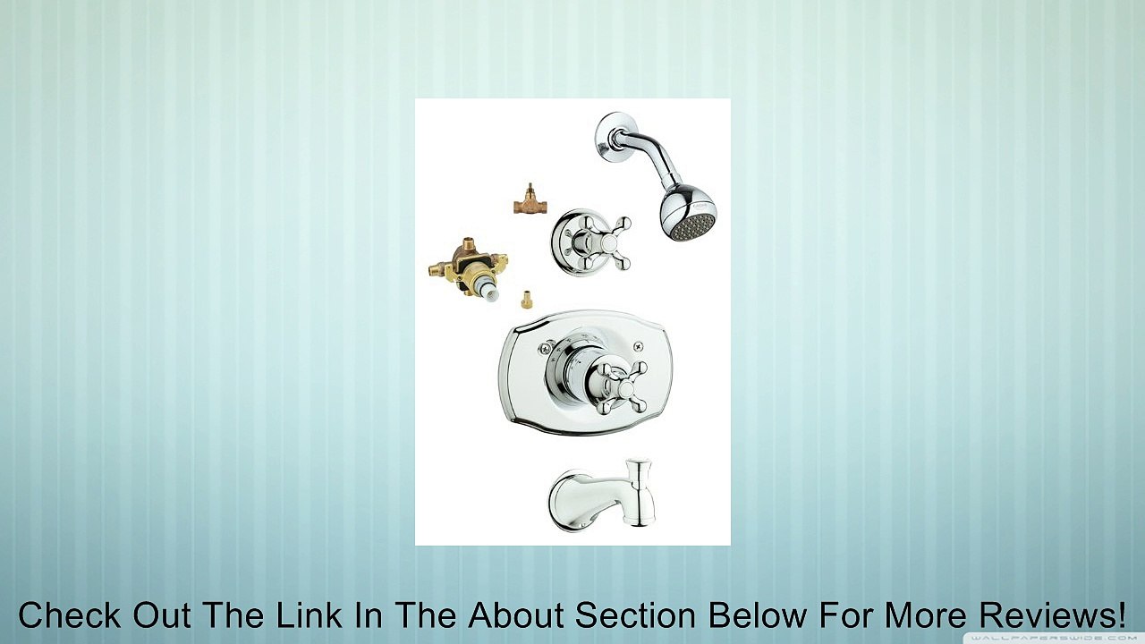 Grohe KTS19612-34331R-000 Seabury Tub and Shower Valve Kit, Chrome Review