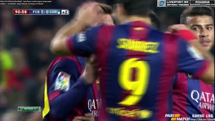 L.Messi second goal (FC Barcelona 5-0 Cordoba) HD
