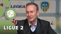 Conférence de presse AC Arles Avignon - ESTAC Troyes (0-4) : Stéphane CRUCET (ACA) - Jean-Marc FURLAN (ESTAC) - 2014/2015