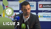 Conférence de presse FC Sochaux-Montbéliard - Angers SCO (1-1) : Olivier ECHOUAFNI (FCSM) - Stéphane MOULIN (SCO) - 2014/2015