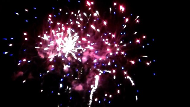 Trith Saint Leger : Feu d'artifice de Noël 2014