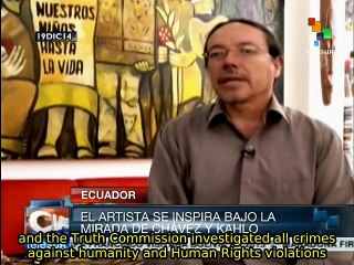 Mural outrages Ecuadorian right-wing