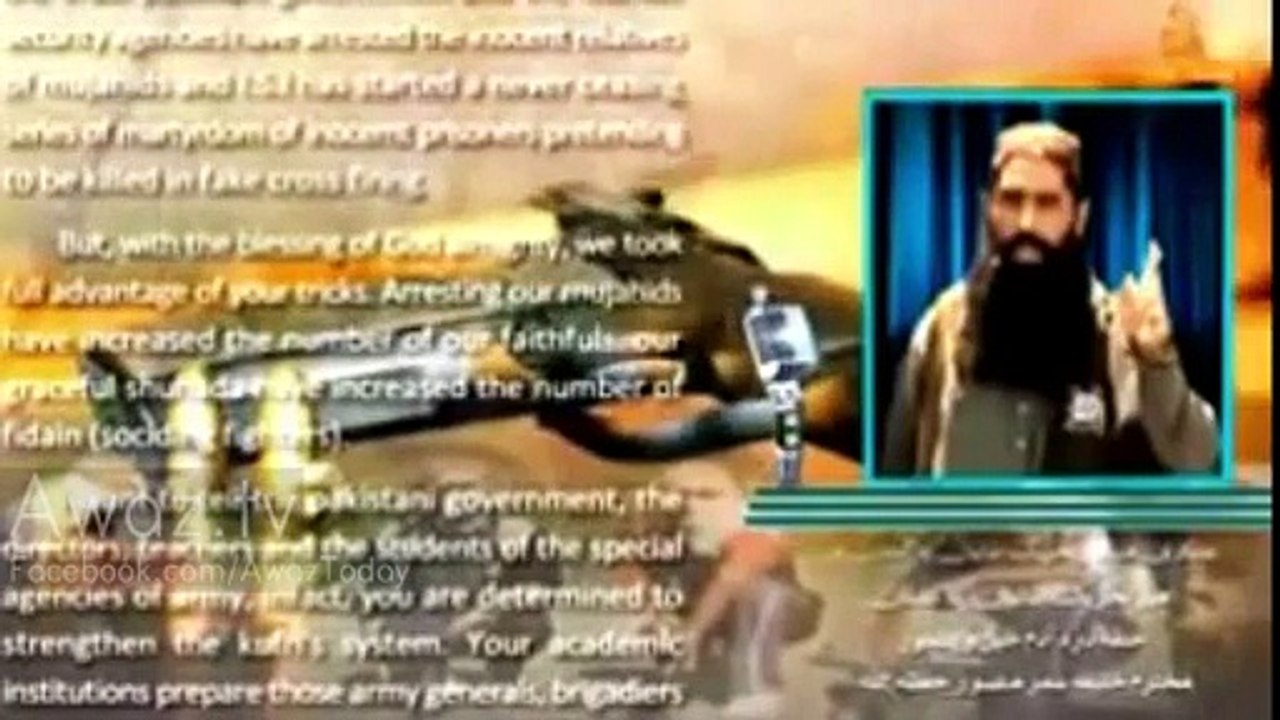 پشاورمیں معصوم بچوں کے خون سے ہولی کھیلنے والے ماسٹر مائنڈ کا ویڈیو پیغام سامنے آگیا - siasisasbahu.com