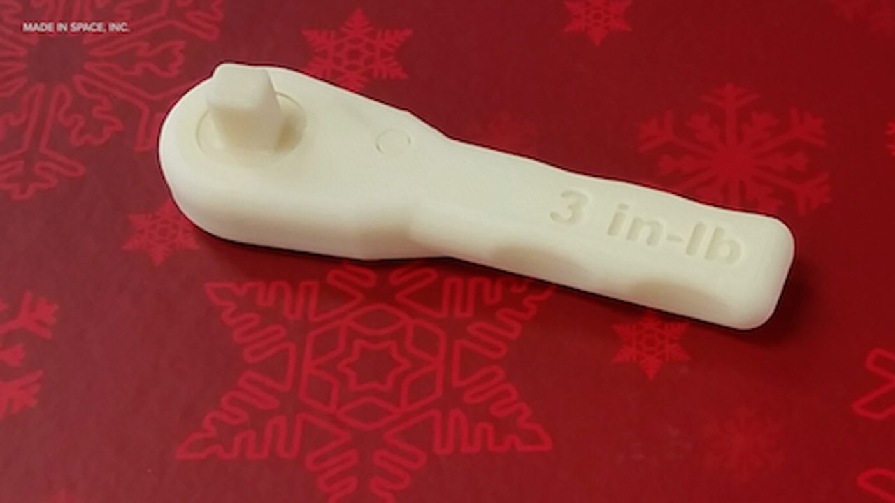 NASA’s Spaceborne 3D Printer Cranks out its First Built-From-Scratch Tool