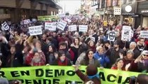 تظاهرات علیه قانون محدودیت کننده آزادی در اسپانیا