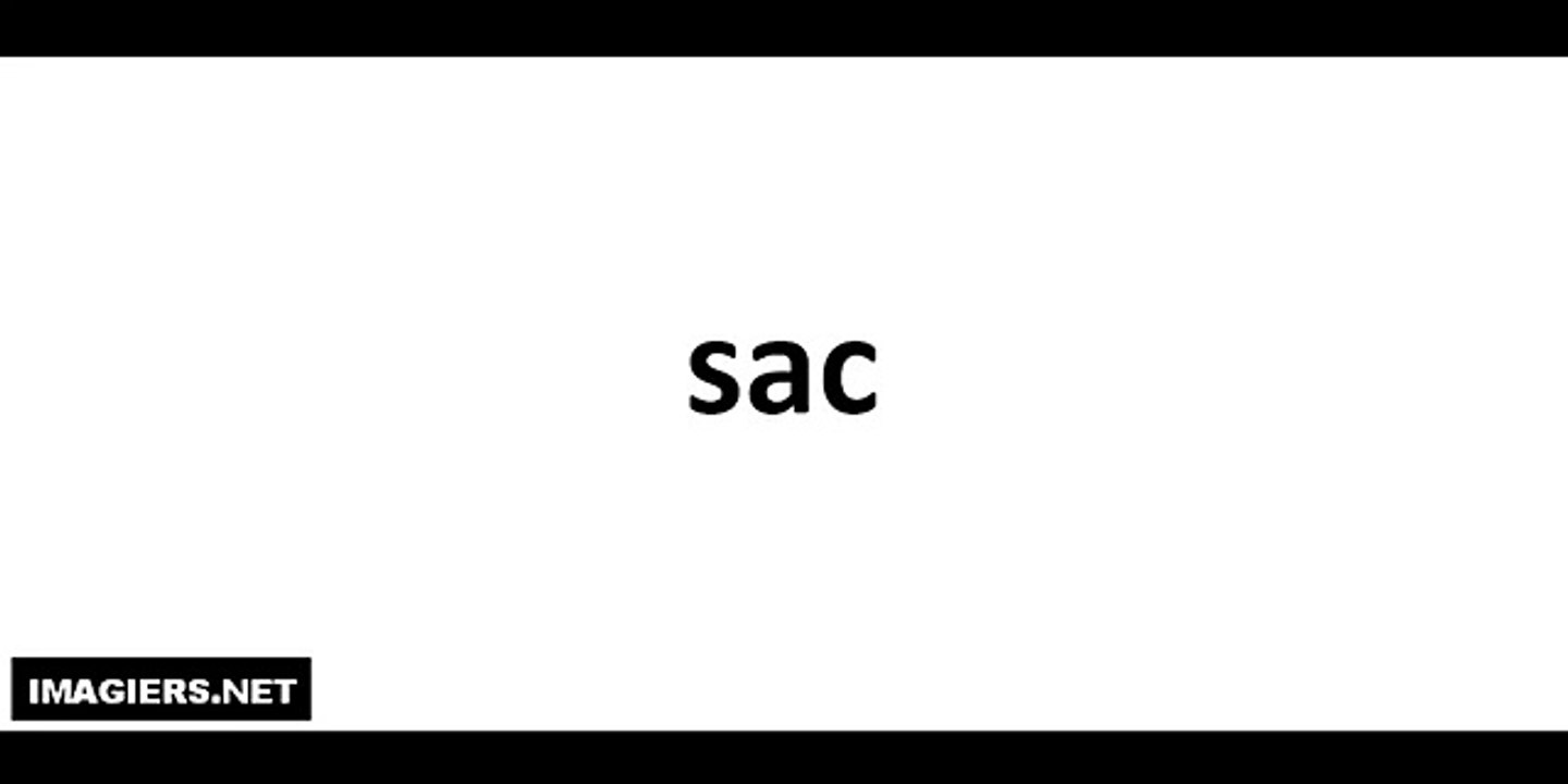 Sac(bag) Pronounciation in French