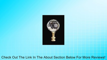 B&P Lamp 2 5/8" Crystal Finial Review