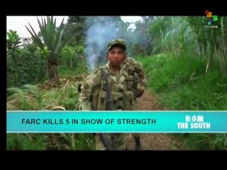 FARC kills 5 in pre-truce show of strenghth