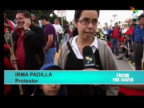 Hondurans protest president's illegal attempts to stay in power