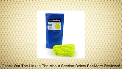 YoYoFactory Super Long Yo-Yo String 10 pk - Poly - Neon Yellow Review