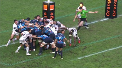 TOP14 - Montpellier-Toulouse: Essai de pénalité (MON) - J13 - Saison 2014/2015