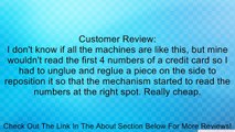 Data Systems Manual Credit Card Imprinter (515-101-002) Review